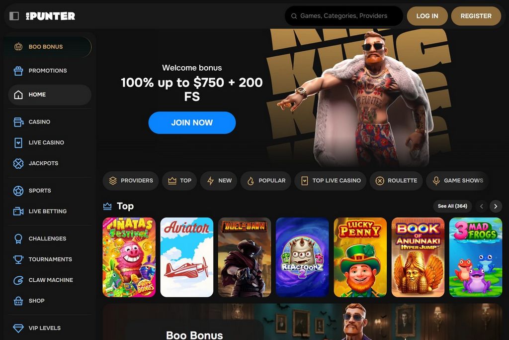 Mr Punter – Login, 100 % Bonus + 200 Freispiele